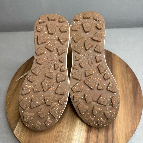 OTBT Hybrid Khaki Stretchy Sock High Top Sneaker Womens Size 9M Lace Up EUC - Picture 6 of 9